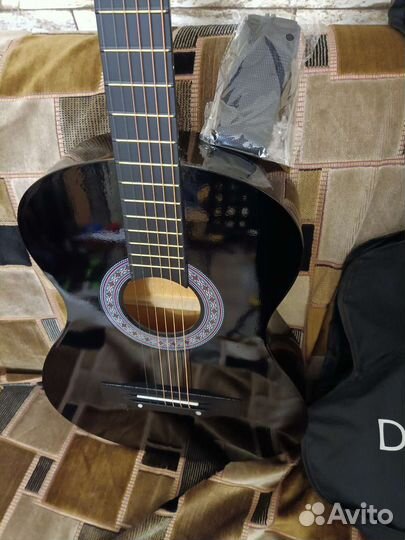 Гитара леворукая акустика