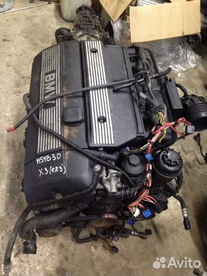 BMW X3 E83 3.0i M54 Двигатель + АКПП GM + Раздатка