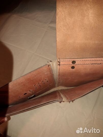 Сумка портфель военный кожаный