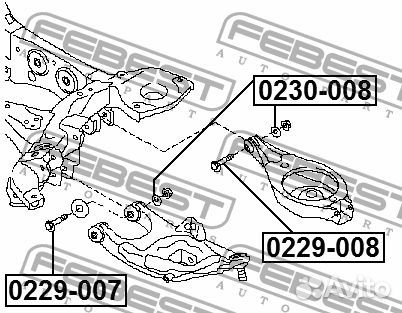 0229007 Болт с эксцентриком