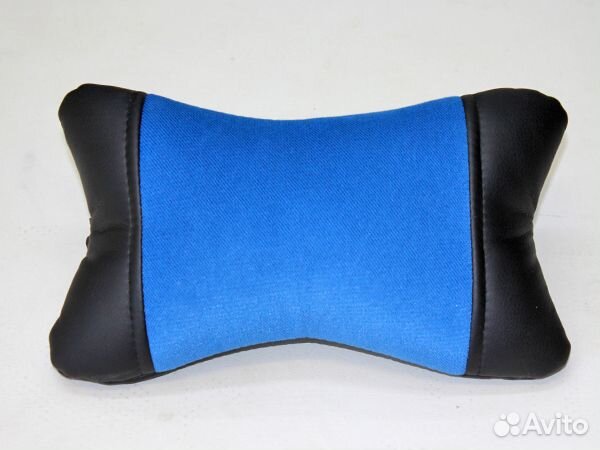 Подушка на подголовник экокожа, алькантара цвет