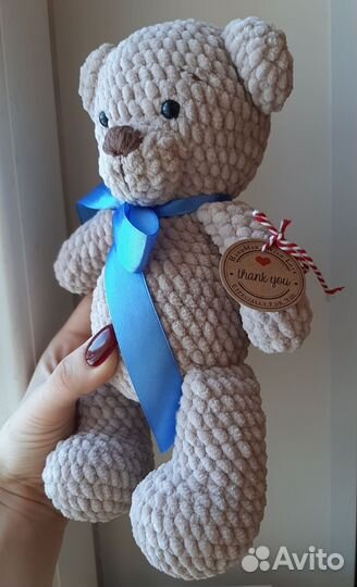 Вязаный Мишка ручная работа подарки