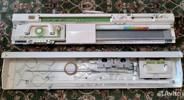 Вязальная машина двухфонтурная brother KH-881