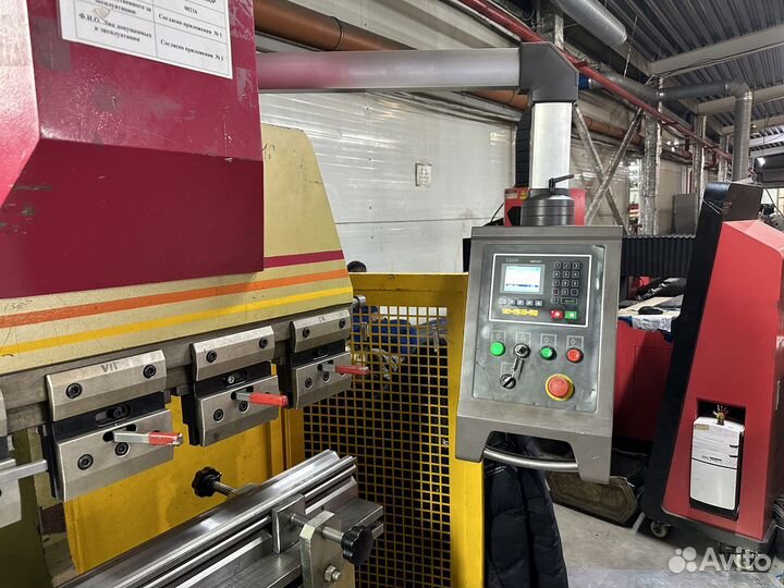 Четырехметровый листогиб гидравлический с чпу zdpk