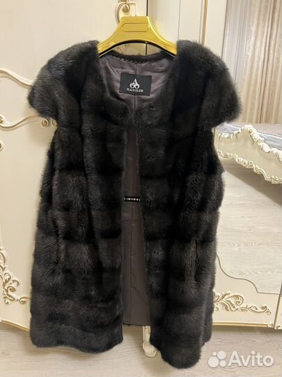 Норковая безрукавка