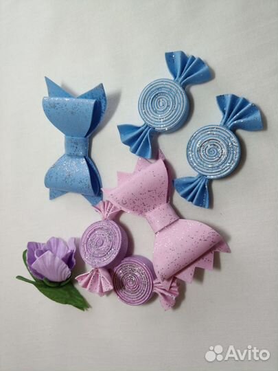 Ободки и заколки для костюма конфетки