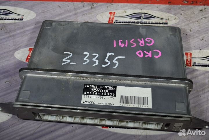 Блок управления двс c Lexus GS350 GRS196 2GR-FSE