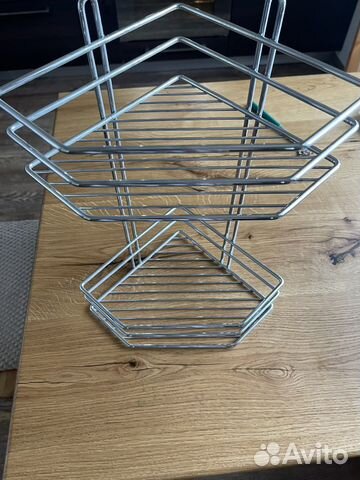 Угловая полка в ванную