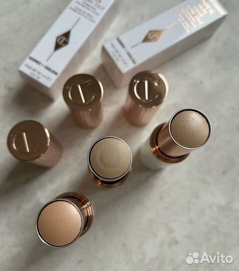 Charlotte tilbury тональный стик,компактная пудра