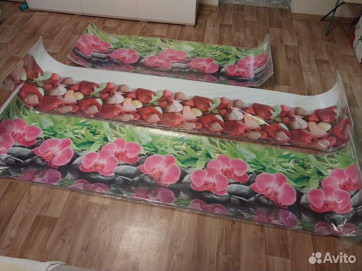 Кухонный фартук из пластика