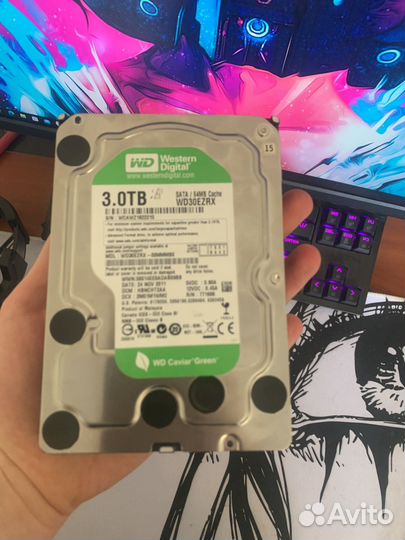Жесткий диск 3 тб Western Digital в наличии 2 шт
