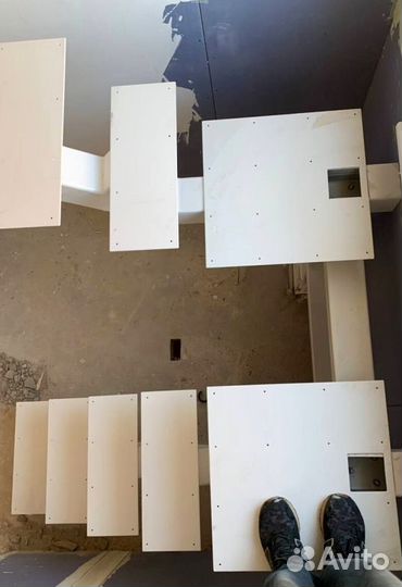 Лестница из листового металла