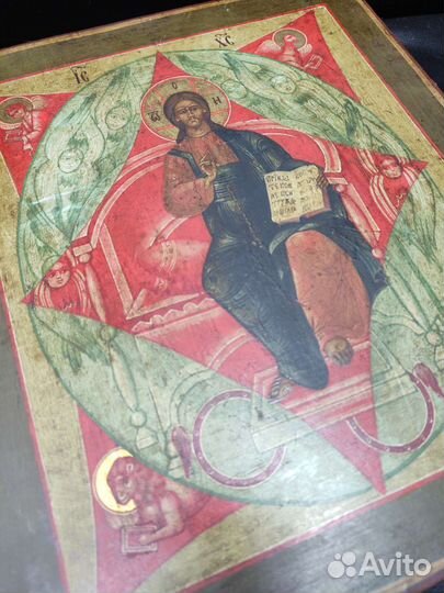 Старинная икона Спас в Силах
