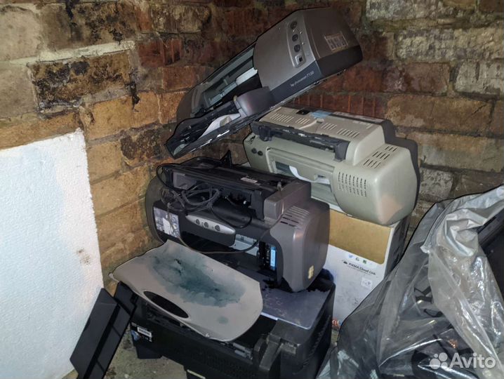 Старые струйные принтеры 5шт