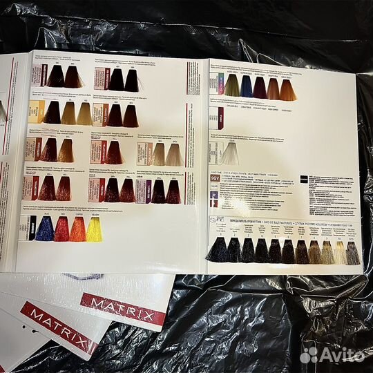 Палитры matrix schwatz estel