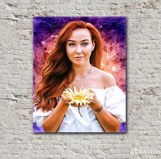 Белгород. Портрет на холсте по фото