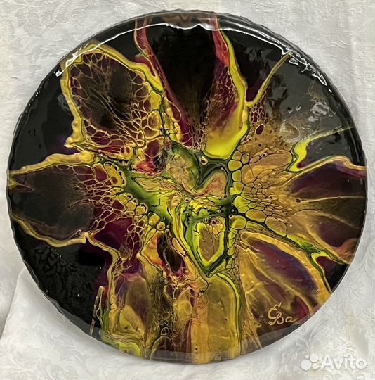 Картина абстракция Орхидея