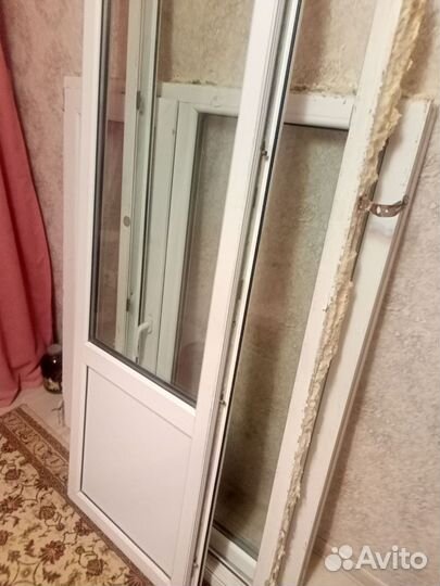 Окна пластиковые бу и балконные двери