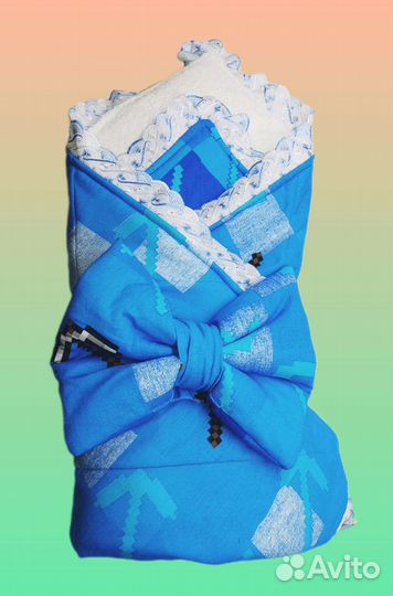 Конверт на выписку для мальчика летний