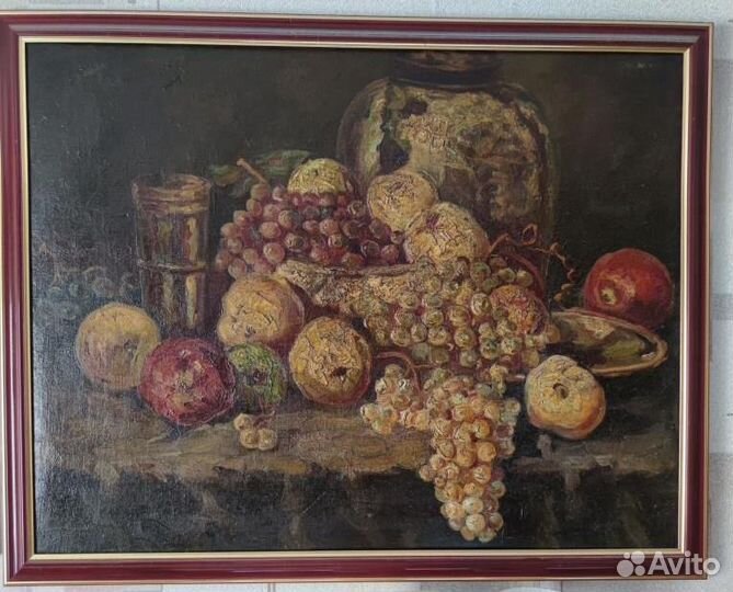 Картина натюрморт холст масло в раме
