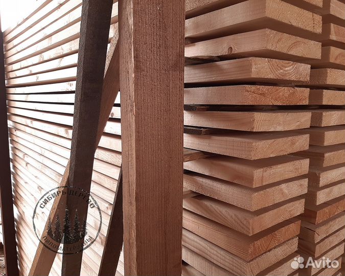 Строганная доска 40х150х6000 из ели Сухой