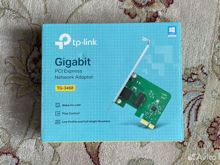 TP-link TG-3468 Гигабитный интернет адаптер