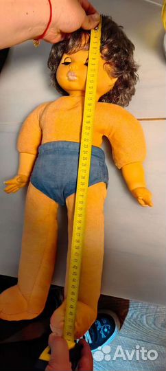 Очень старая тряпичная кукла