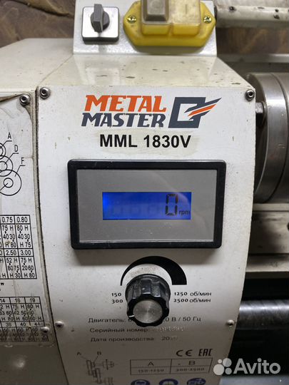 Токарный станок MetalMaster MML 1830V 18800