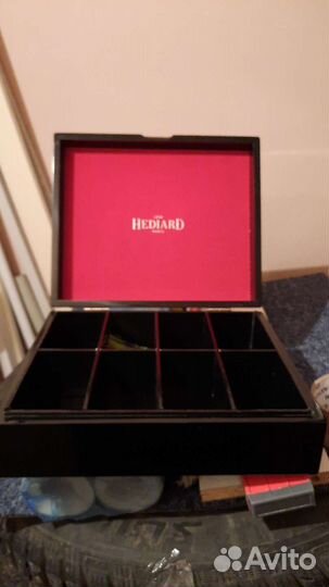 Коробка подарочная деревянная для чая 48пакет