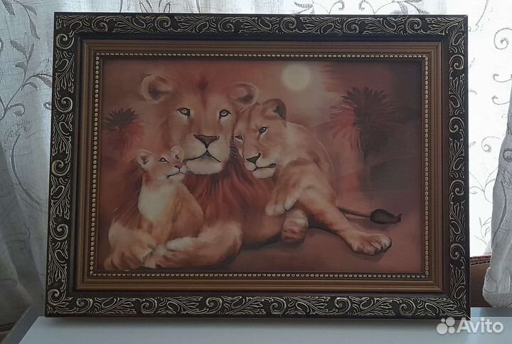 Репродукция львы 26.536.5