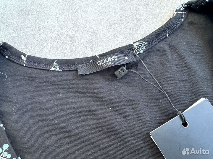 Кроп топ с рукавами женский 44 46