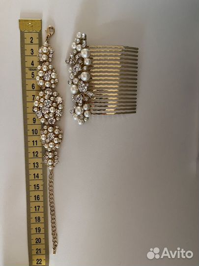 Бижутерия гребень и браслет