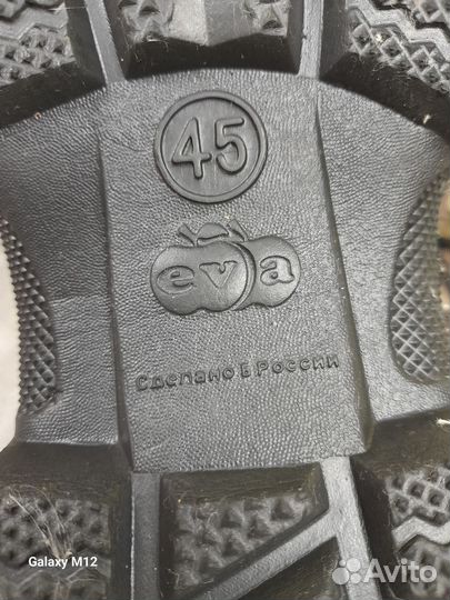 Теплые резиновые сапоги