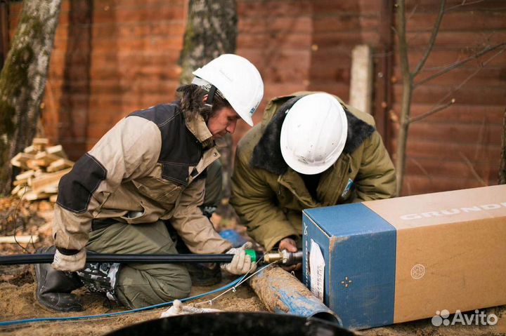 Ремонт/Чистка скважин, замена насоса в скважине