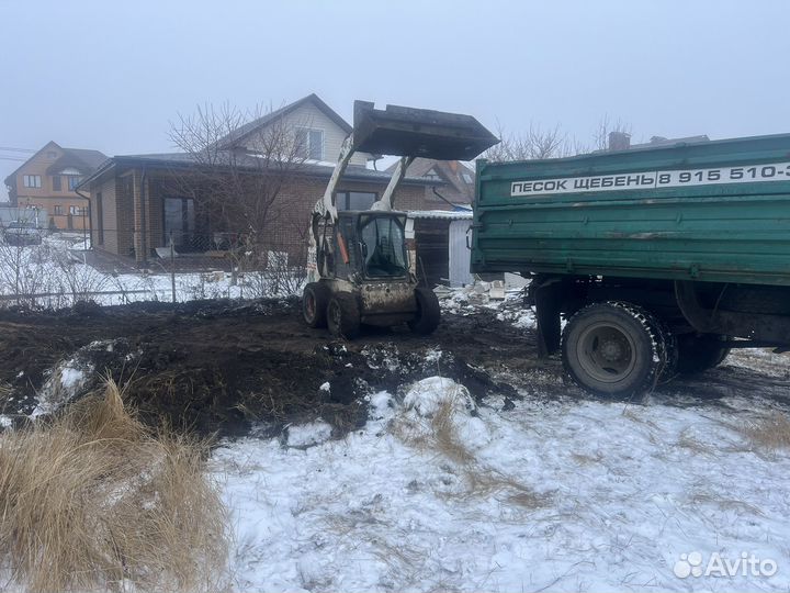 Планировка участка, вывоз грунта