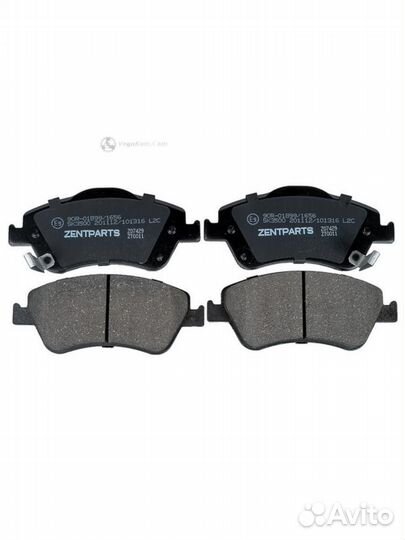 Колодки передние Toyota Auris Z07429