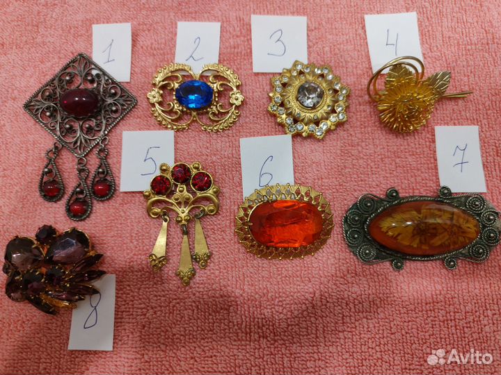 Брошь винтажная СССР