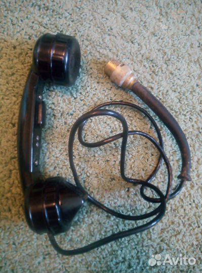 Трубка с таи-43 карболитовый телефон тан-6 СССР