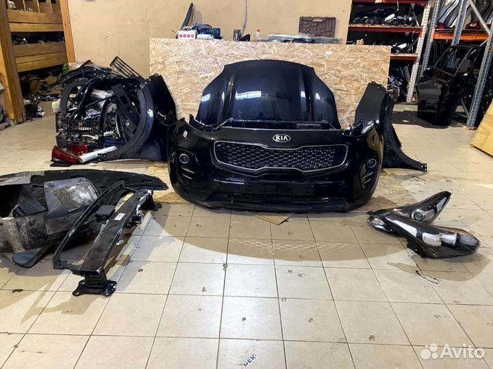 Киа Спортейдж 4 передняя часть автомобиля 2020