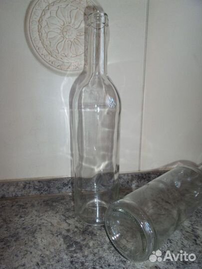 Бутылка стеклянная винная 0,75л