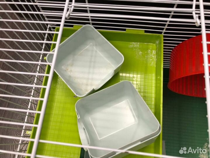 Клетка для хомяка с трубами