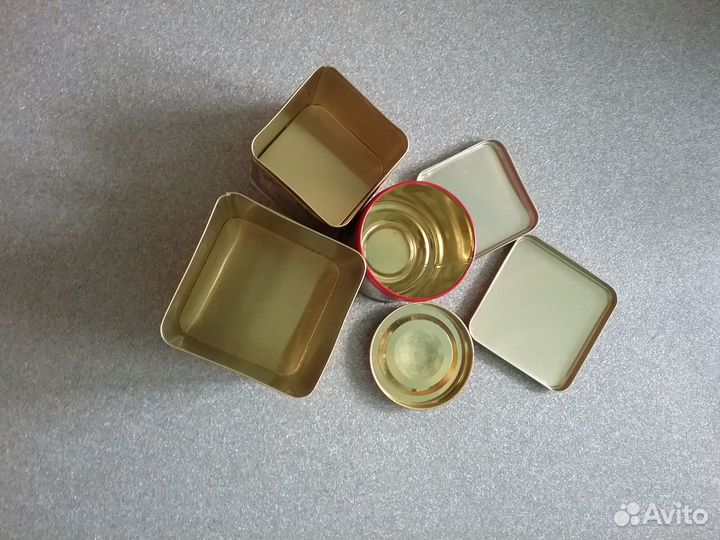 Банки жестяные для сыпучих продуктов