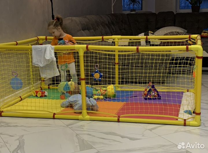 Манеж-ограждение Leco-IT Home 125 х 200 см