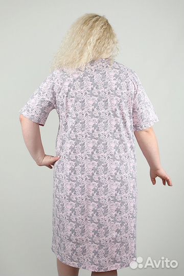 Оптом. Сорочка - розовый №Н-88055