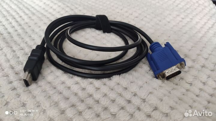 Кабель hdmi (M) - VGA (M)