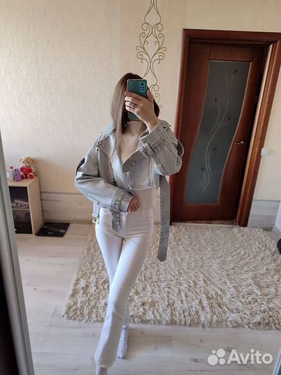 Джинсы белые женские шикарные