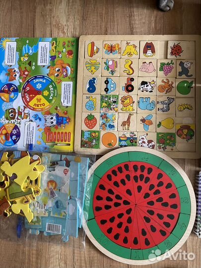 Пазлы и игры пакетом