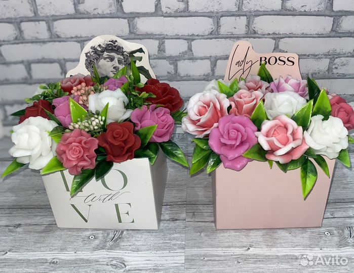 Букеты из мыла ручной работы