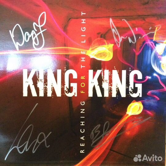 King King-Reaching For The Light, 2015,автографы