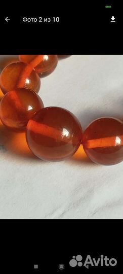 Янтарные бусы